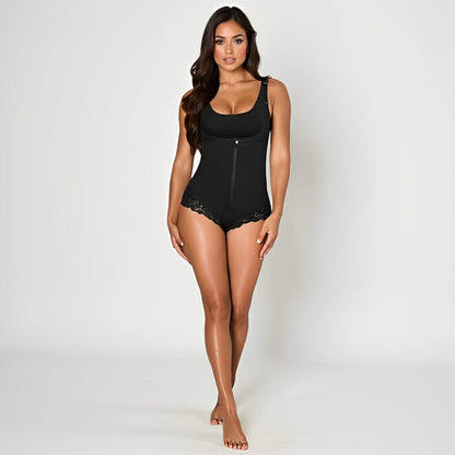 Zip-Up Butt Lifter Sculpting Bodysuit