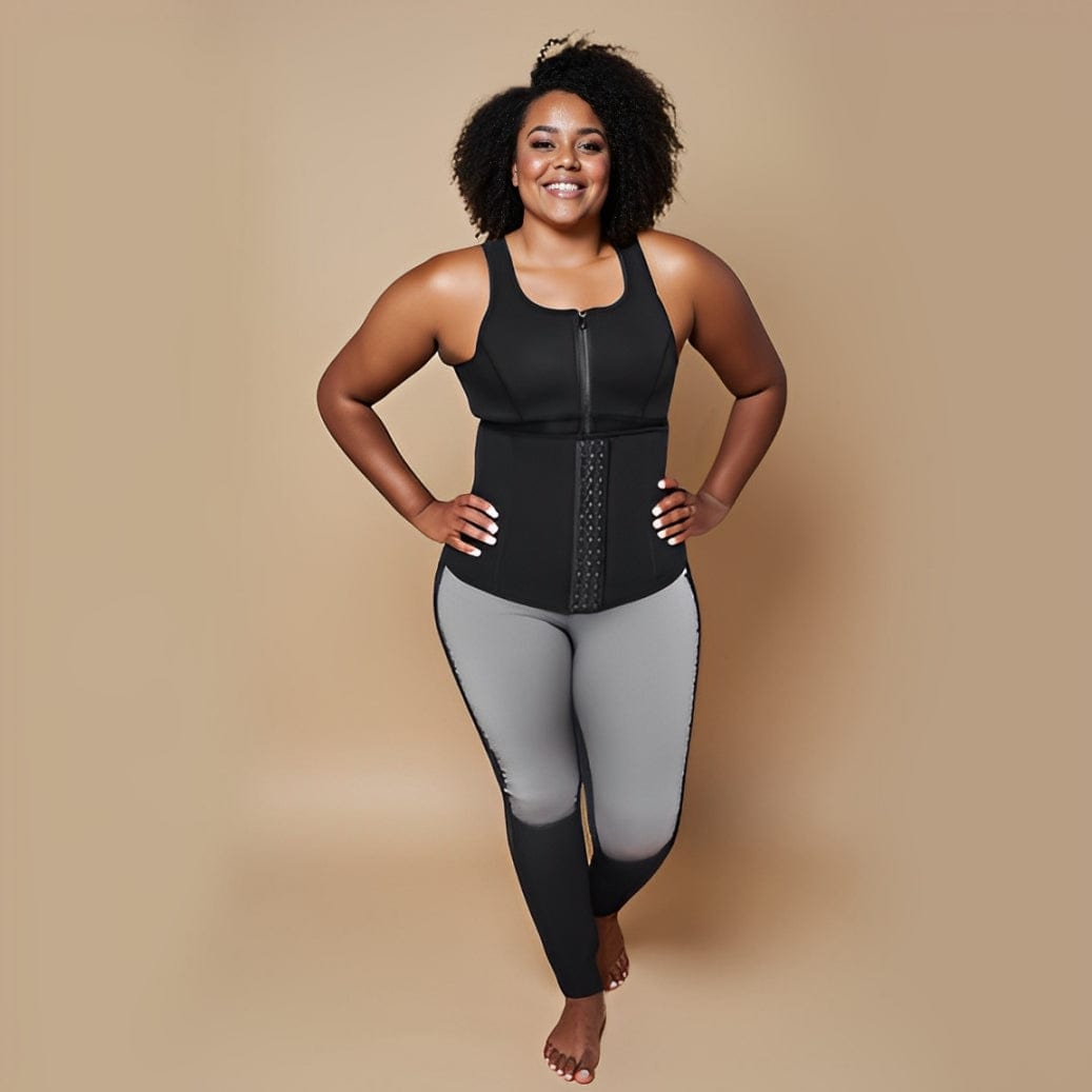 One-Piece Zip Sports Shapewear